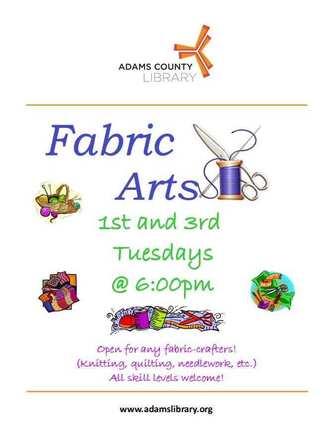 Come meet with the Fabric Arts Club