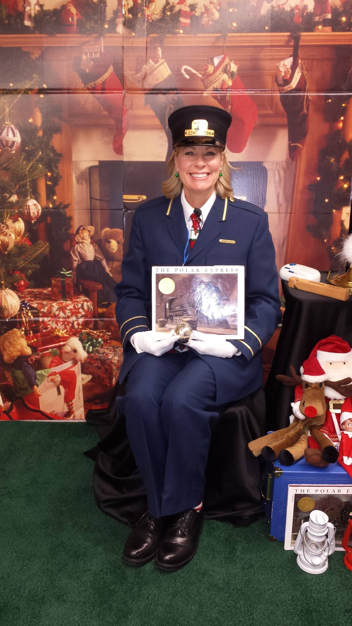 Beth Rebert as The Conductor of The Polar Express.