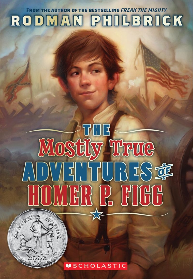 Cover image of the book, The Mostly True Adventures of Homer P. Figg