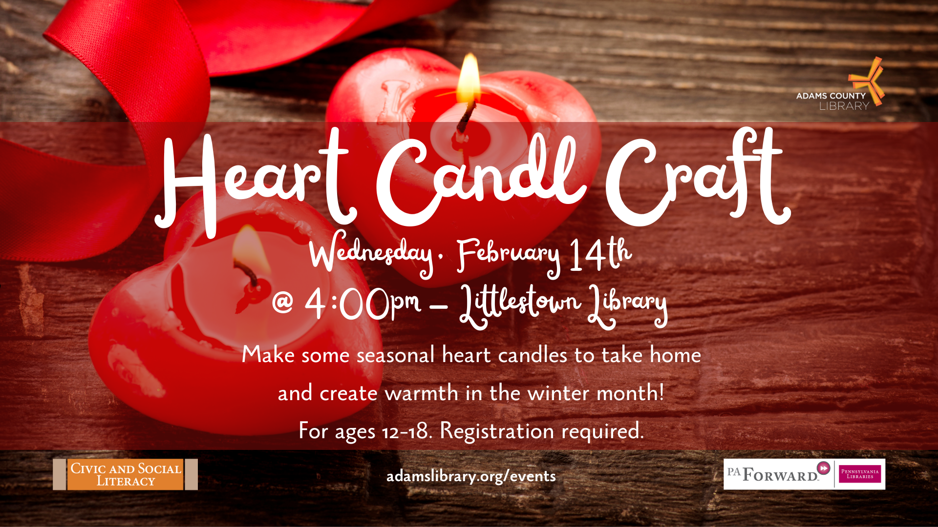 Heart Candle Craft