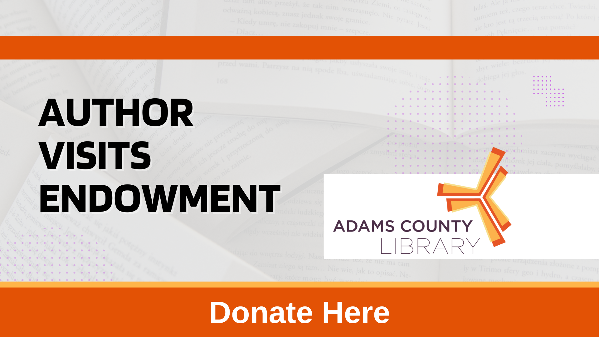 Author Visit Endowment