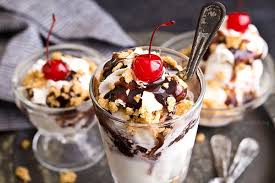 Image of ice cream sundaes.