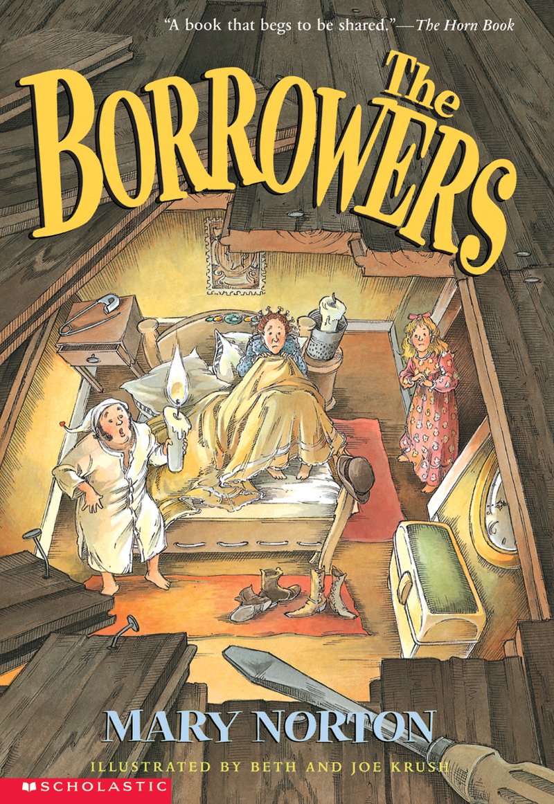 Cover image of the book, The Borrowers.