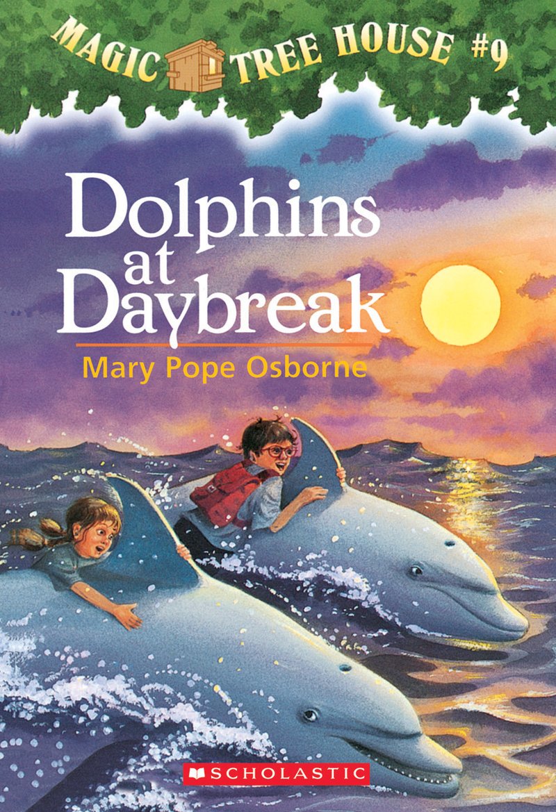 Cover image of the book, Dolphins at Daybreak.