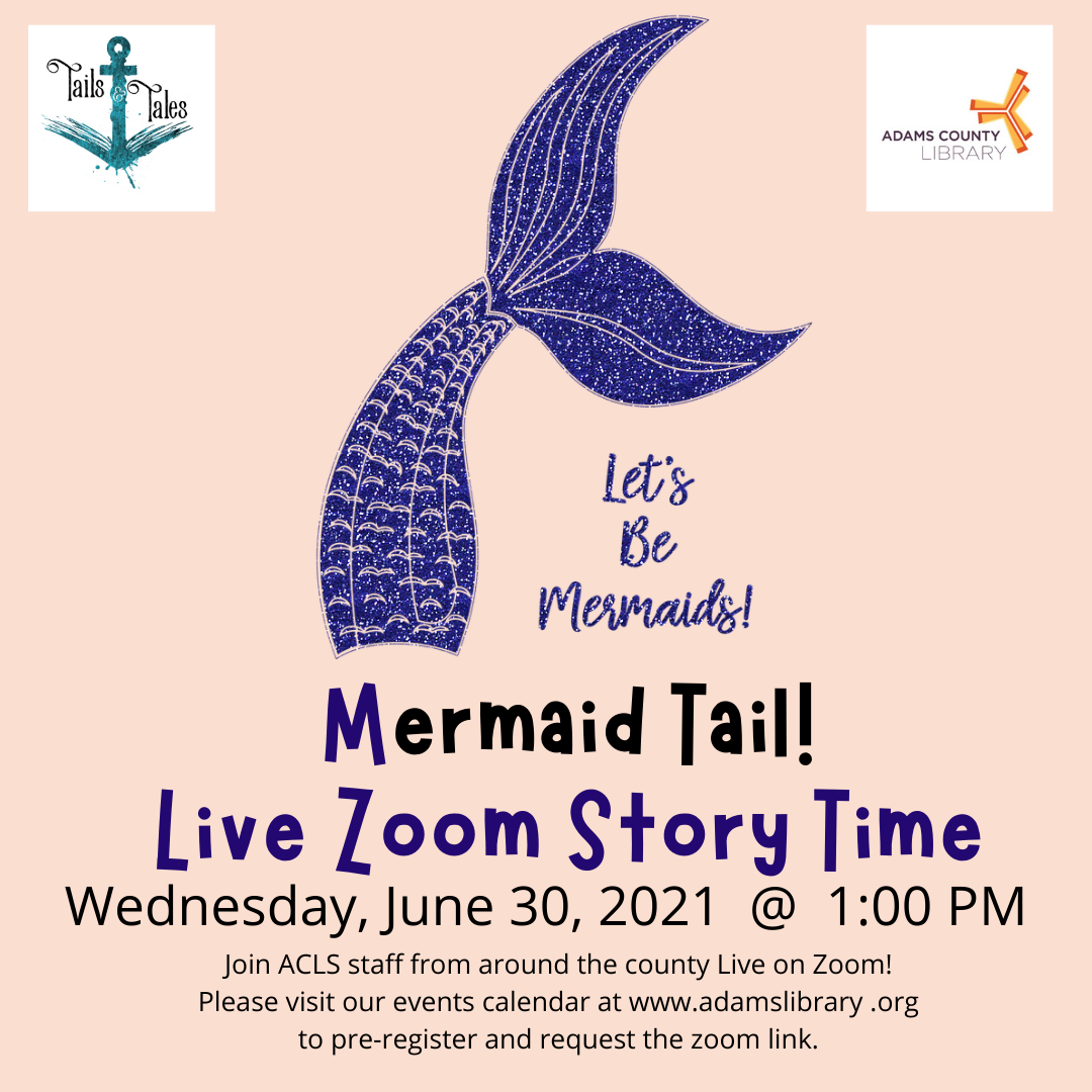 A Mermaid Tail Live Zoom Story Time