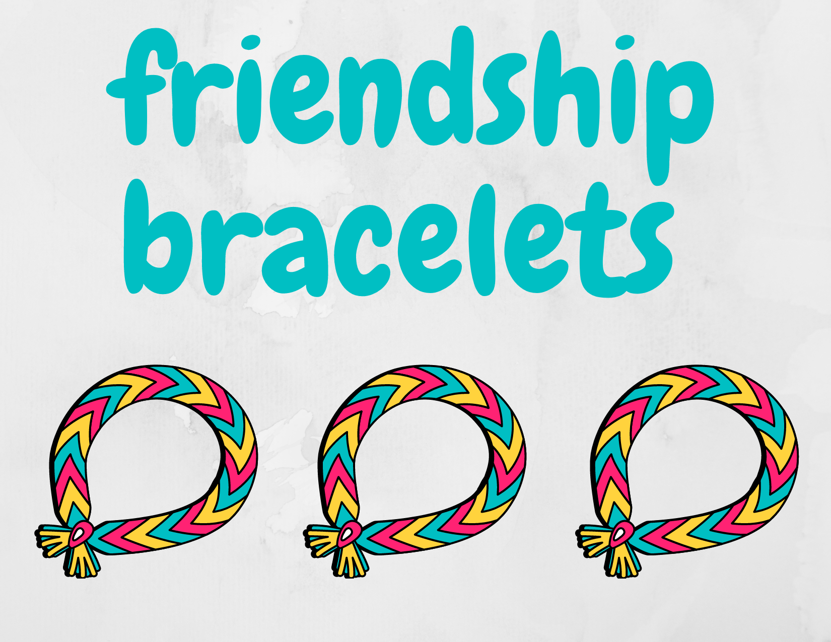 FRIENDSHIP/PARACORD BRACELETS