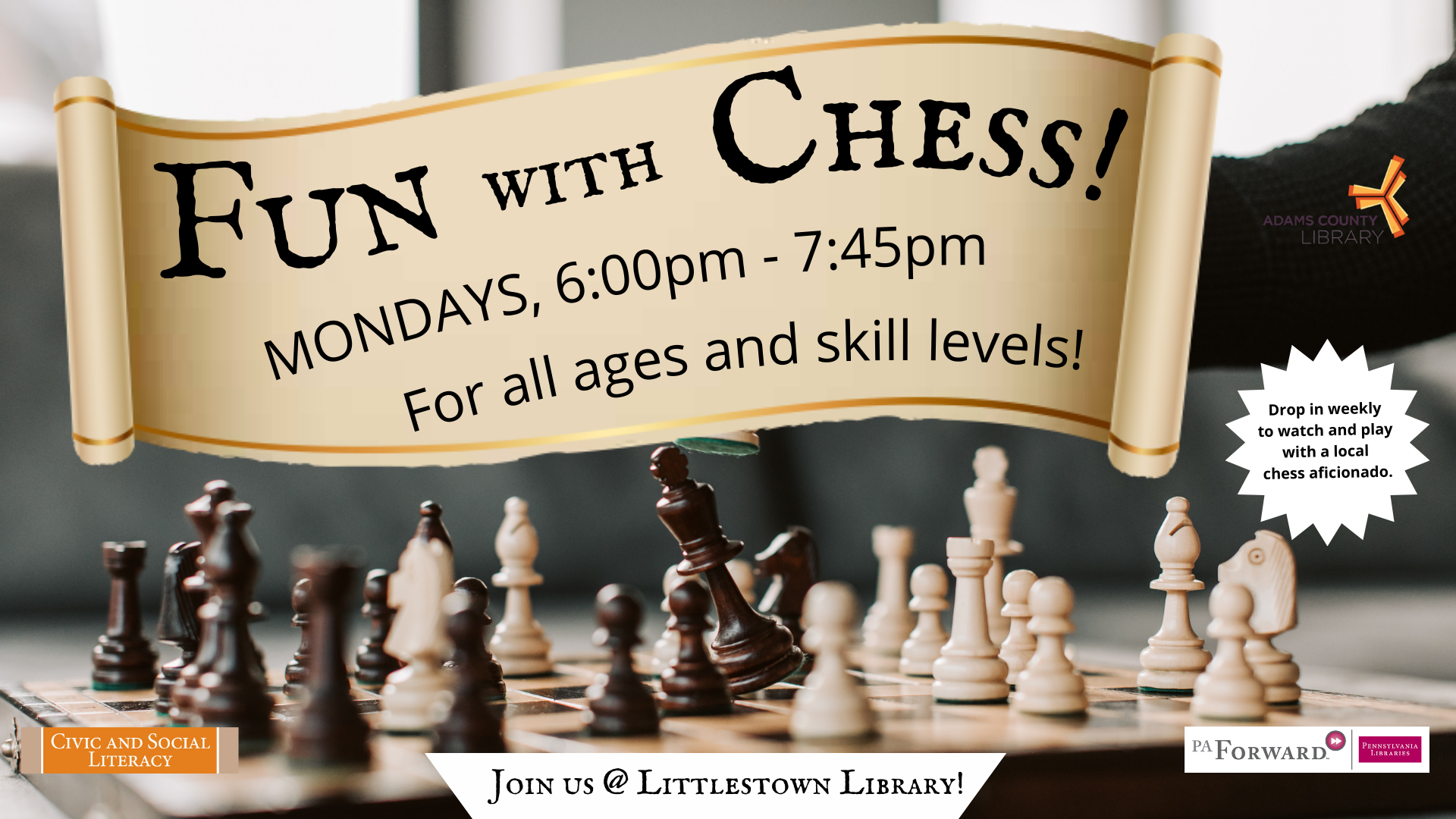 Hastings Public Library's chess club holding weekly Tuesday