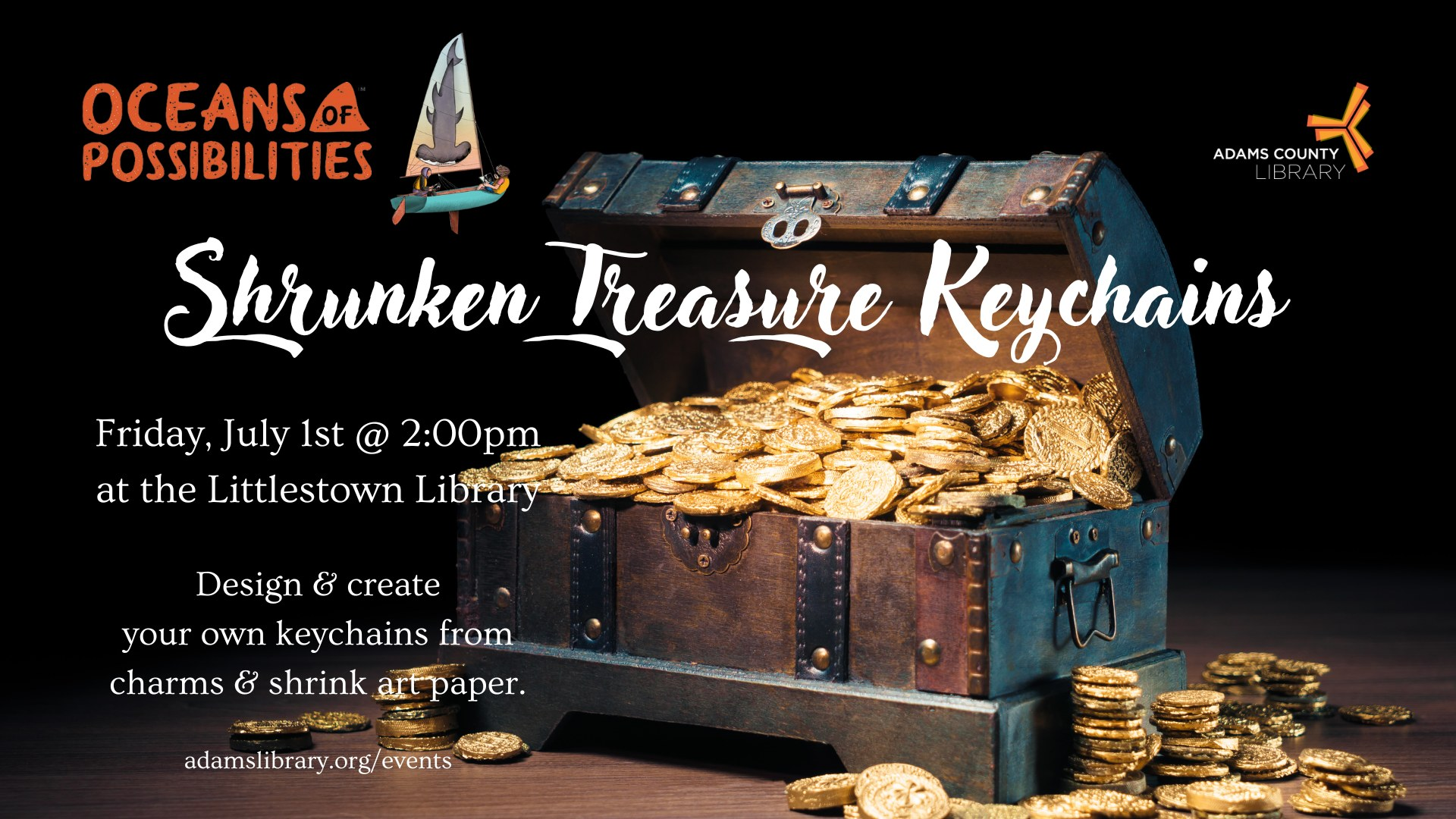 Shrunken Treasure Keychains