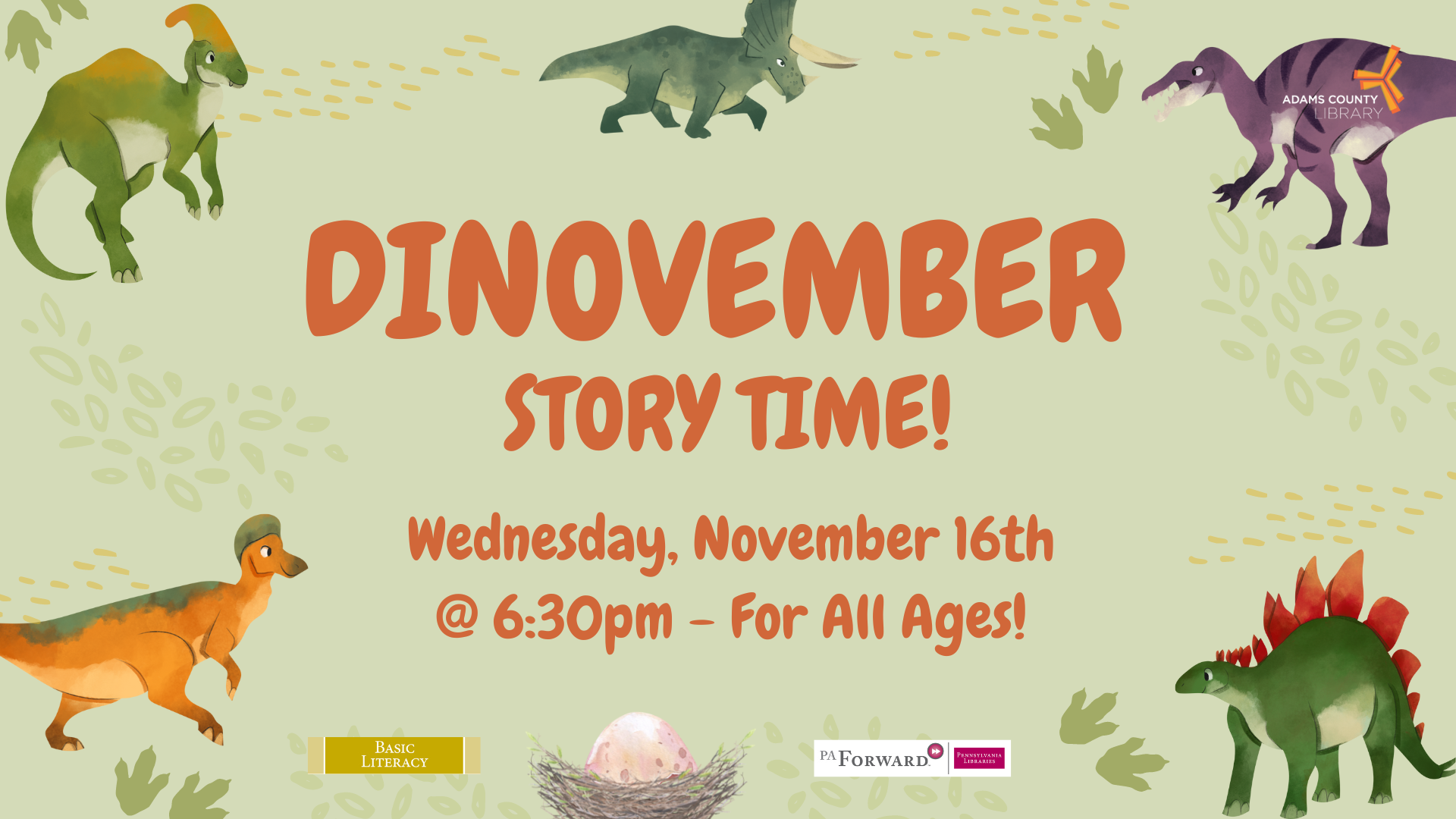 Dinovember Story Time