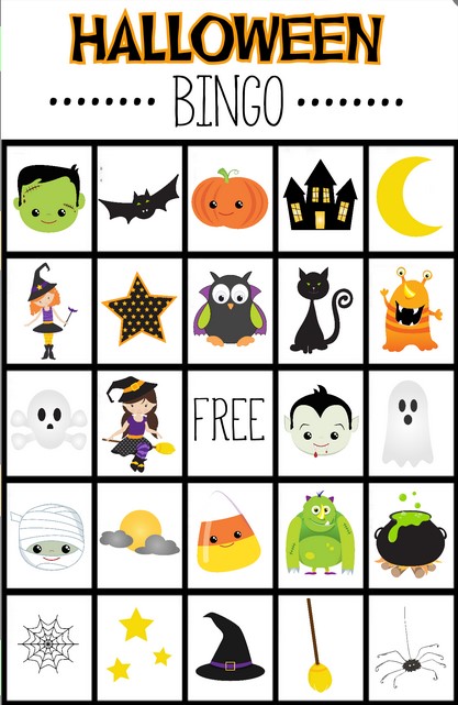 Halloween bingo