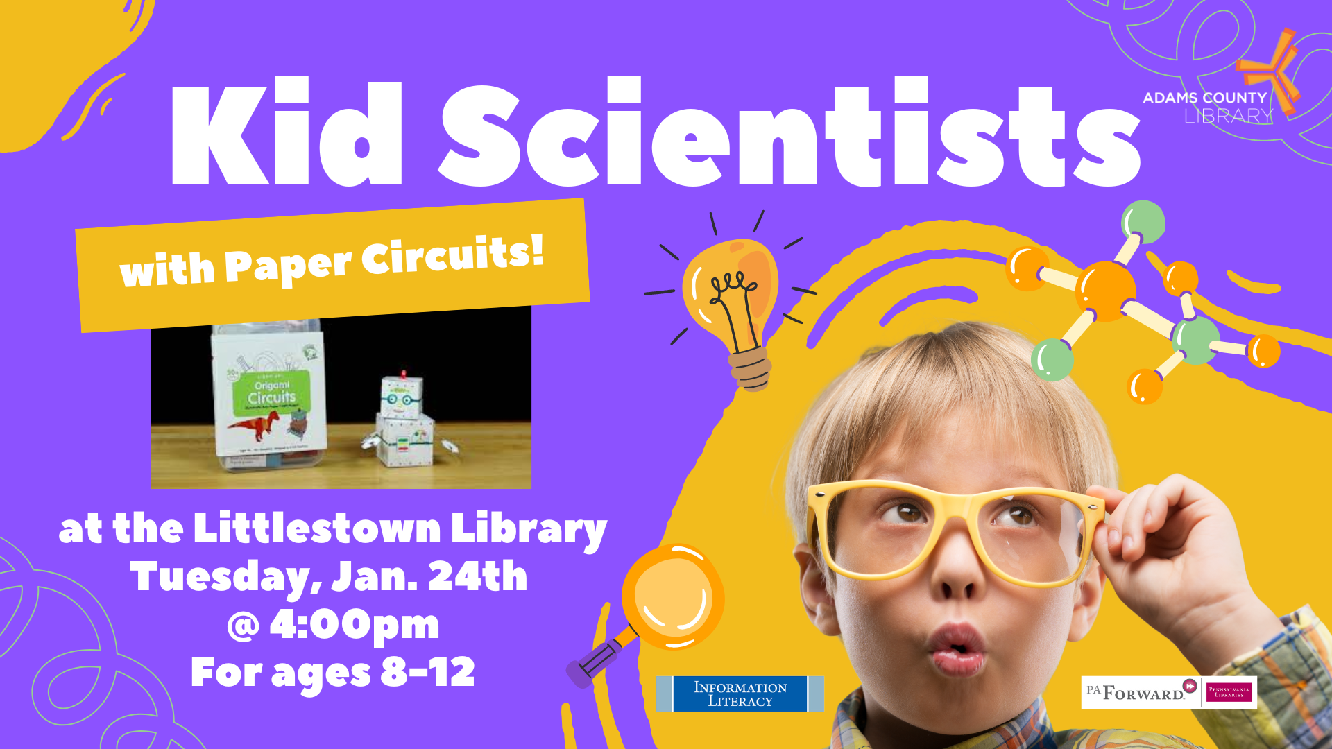 Kid Scientists - Paper Circuits