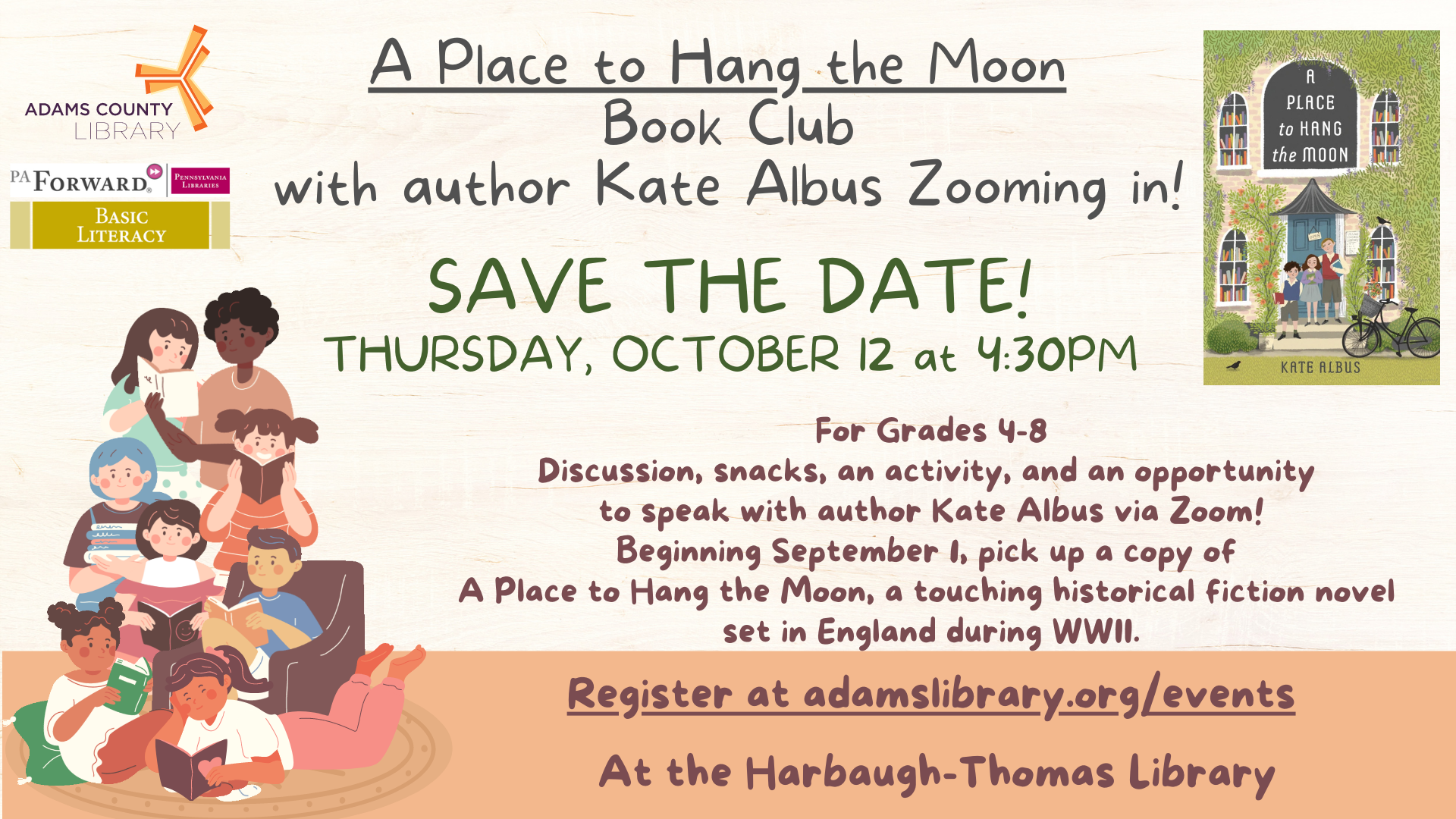 A Place to Hang the Moon Book Club