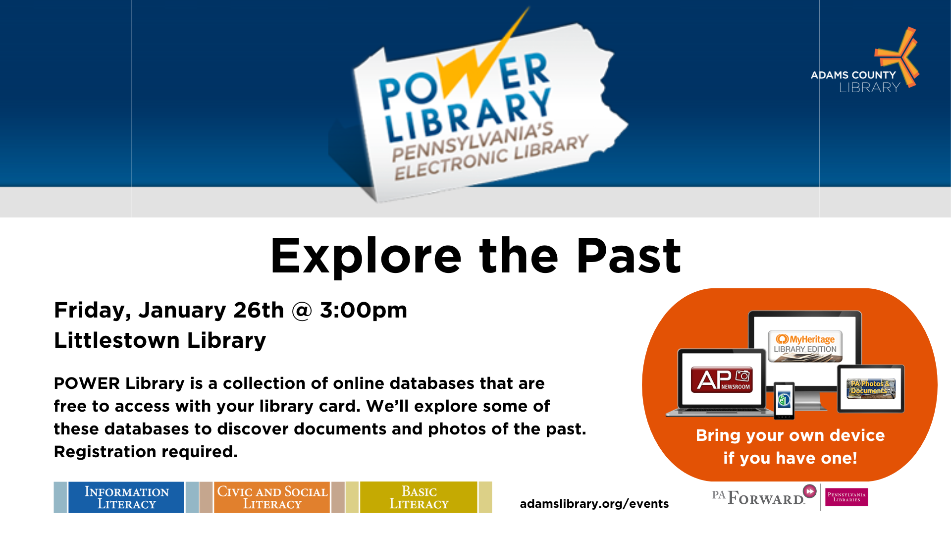 Power Library Explore the Past