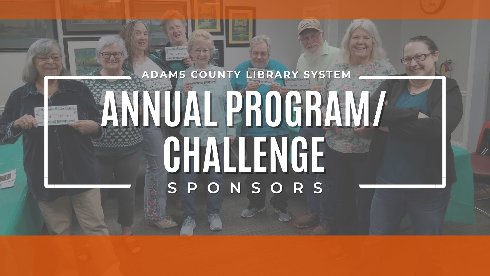 Annual Program/ Challenge Sponsor