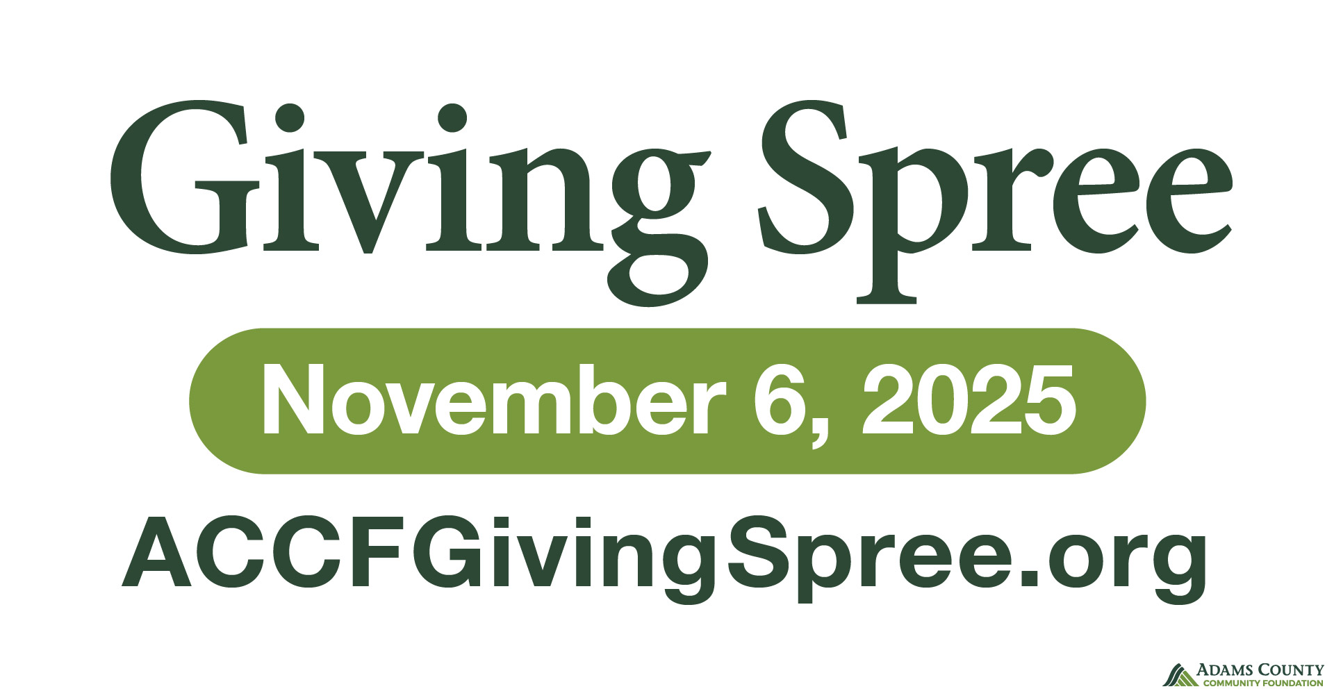 Giving Spree 2025