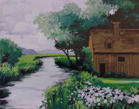 may painting class picture