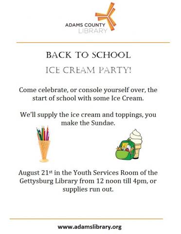 Poster for Ice Cream Party