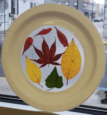 November's Imagination Bag is a Leaf Suncatcher! For ages 3 and up.