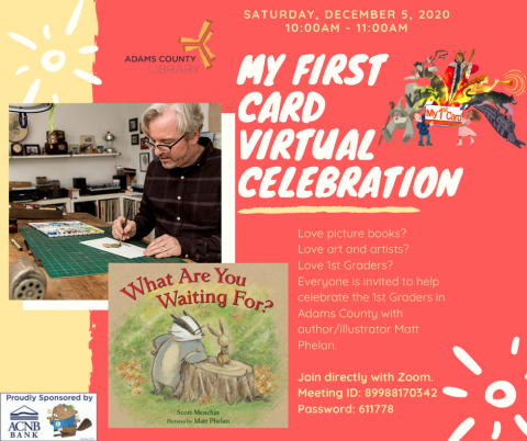 Flyer for My 1st Card Celebration
