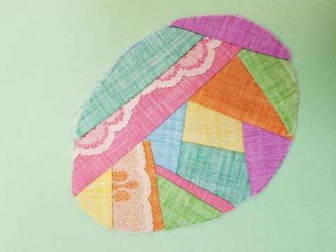 Crazy quilt egg