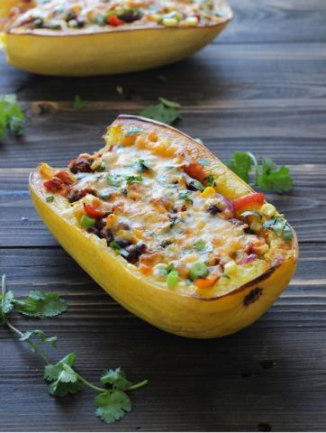 Spaghetti Squash Burrito Bowl