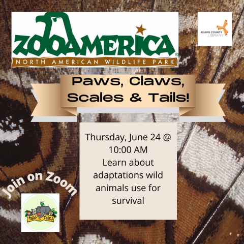 Zoo America:  Paws, Claws, Scales & Tales