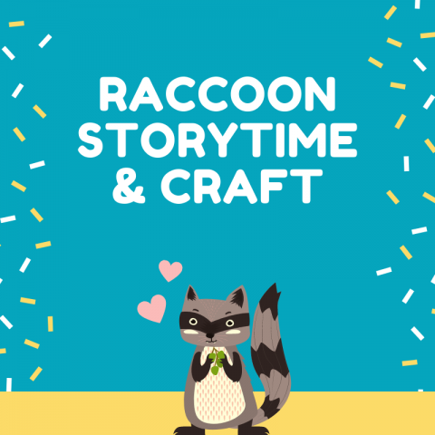 raccoon storytime and craft