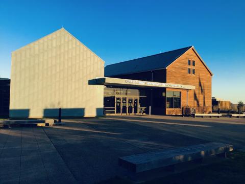 Image of the front side of a building titled Harriet Tubman Undergound Railroad National Historical park