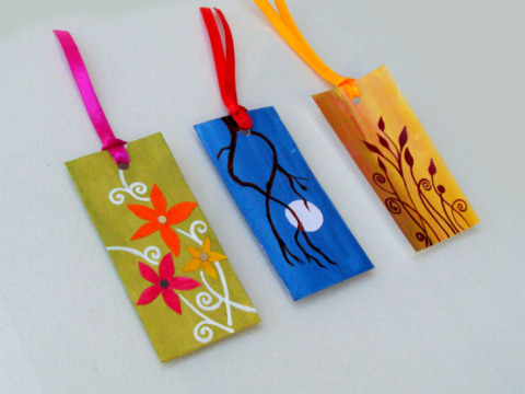 homemade bookmarks