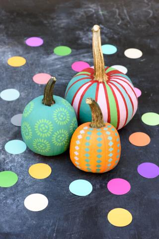 painted pumpkins