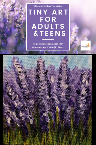 Tiny Art - Lovely Lavender