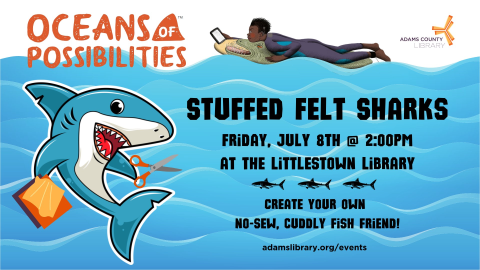 Stuffed Felt Sharks