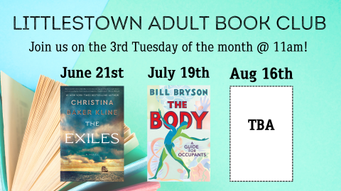 Littlestown Adult Book Club - Summer