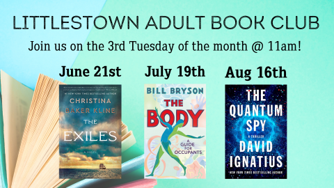 Littlestown Adult Book Club - Summer