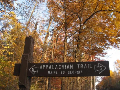 Appalachian Trail sign