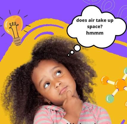 Does air take up space 