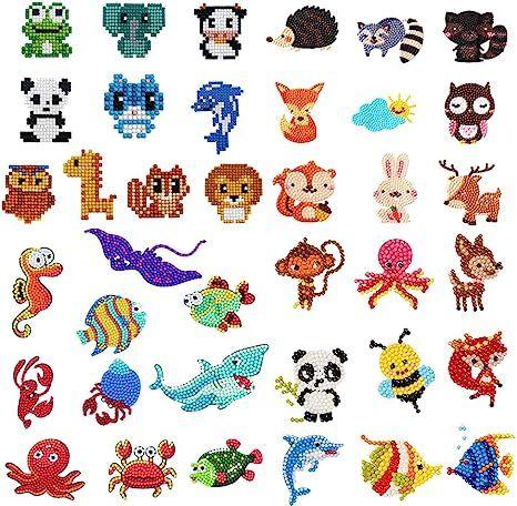 Kids Diamond painting stickers