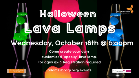 Halloween Lava Lamps
