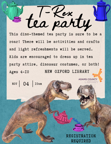 T-Rex and teapots