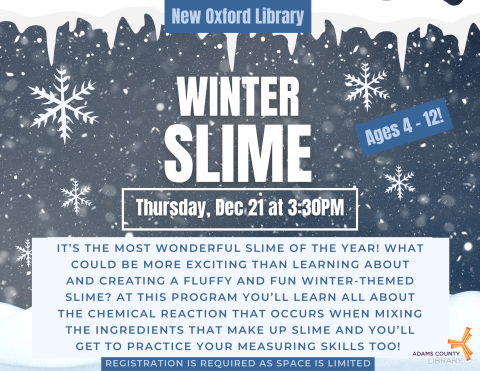 Slime-like icicles