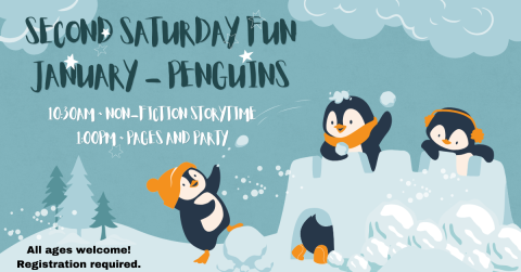 Join us the second Saturday afternoon of each month for some stories followed by party games!