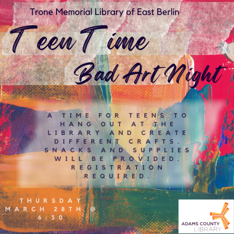 Text for event on top of different water color background