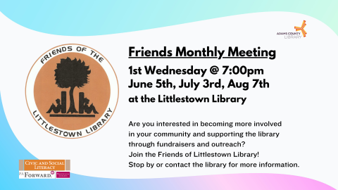 Friends of the Littlestown Library meeting