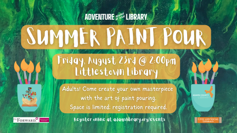 Summer Paint Pour