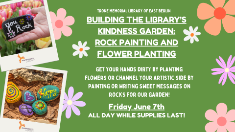 Flyer for Kindness Garden event.