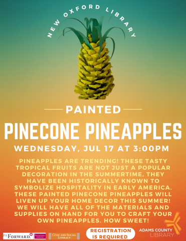 pineapple made of a pinecone