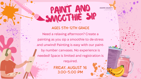Paint and Smoothie Sip