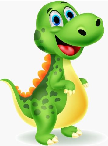 cartoon dinosaur