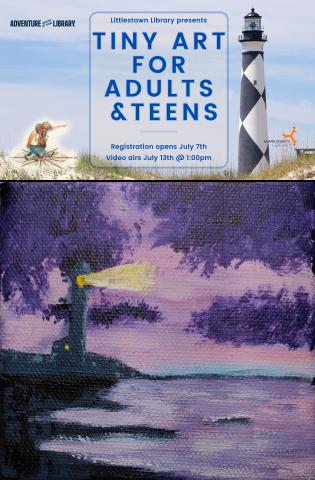 Tiny Art for Adults and Teens - Light the Way
