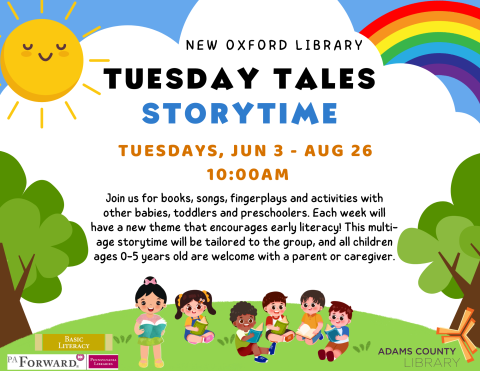 children reading outside